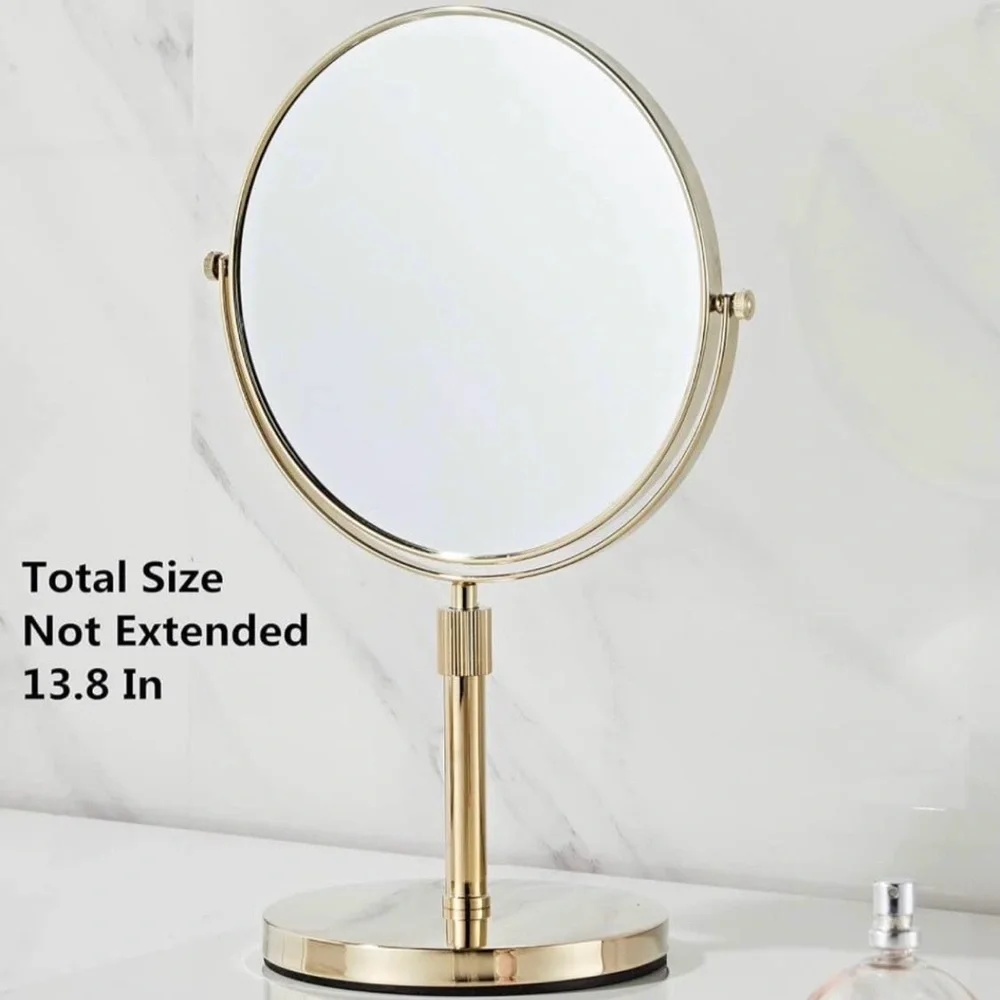 Gold mirror with adjustable height (price is negotiable)